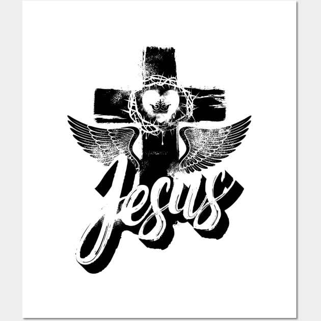 Jesus cross Wall Art by Reformer